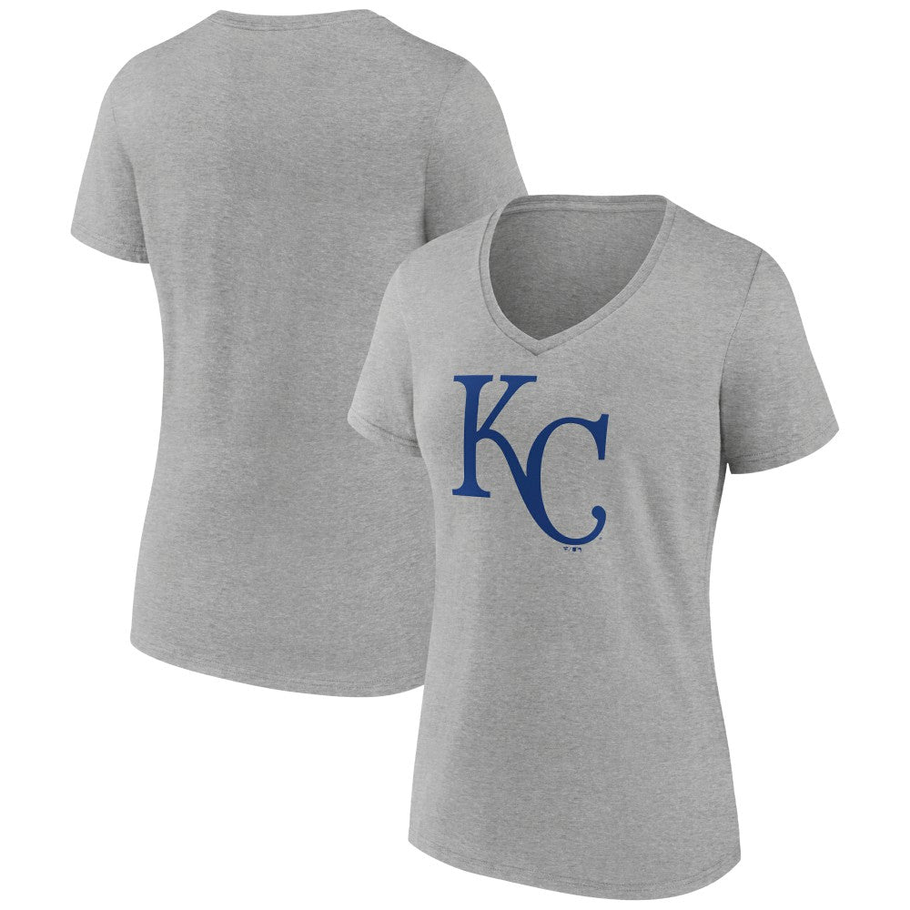 MLB Kansas City Royals Women's Official Logo V-Neck T-Shirt