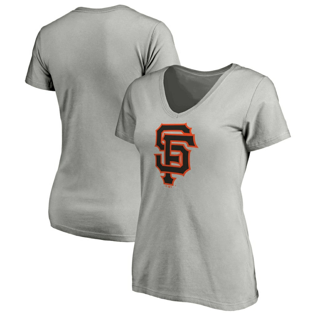 MLB San Francisco Giants Women's Official Logo V-Neck T-Shirt