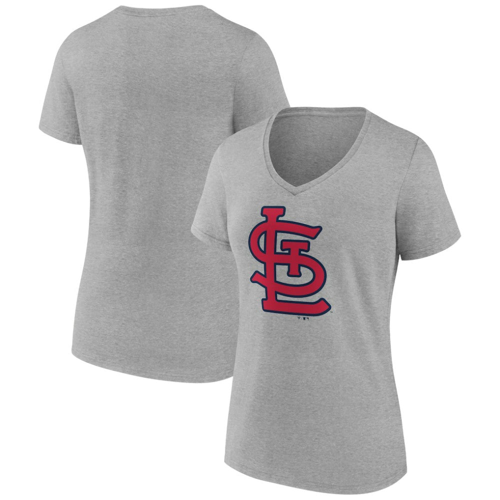MLB St. Louis Cardinals Women's Official Logo V-Neck T-Shirt