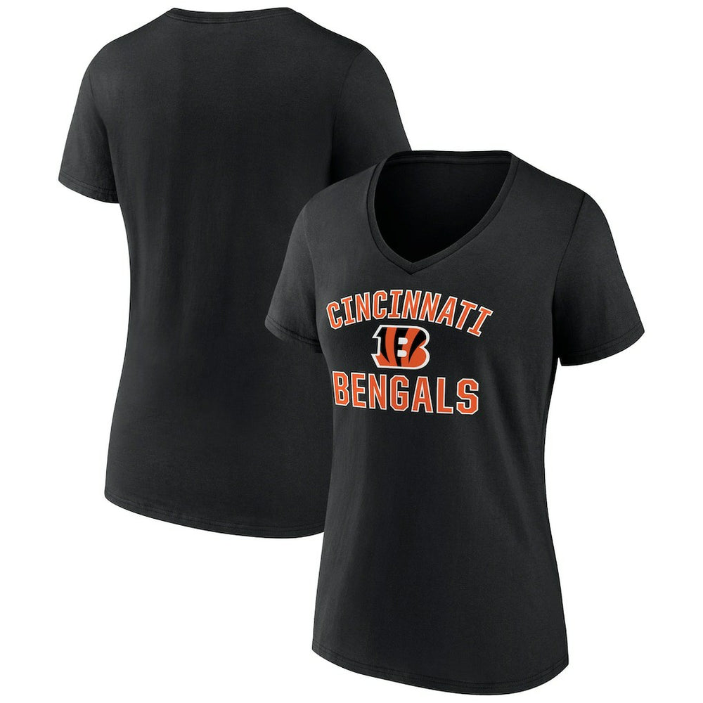 Women's Victory Arch Team V-Neck T-Shirt - Cincinnati Bengals