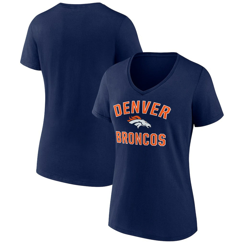 Women's Victory Arch Team V-Neck T-Shirt - Denver Broncos