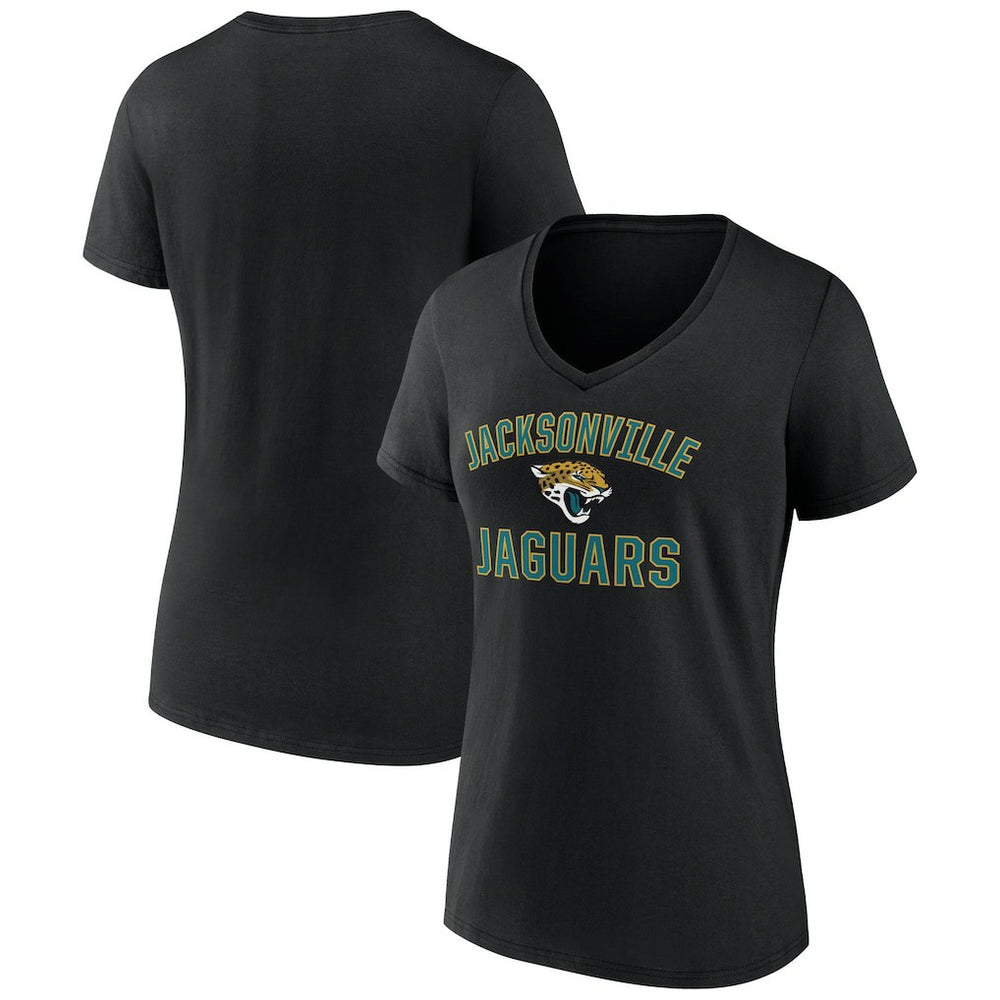 Women's Victory Arch Team V-Neck T-Shirt - Jacksonville Jaguars