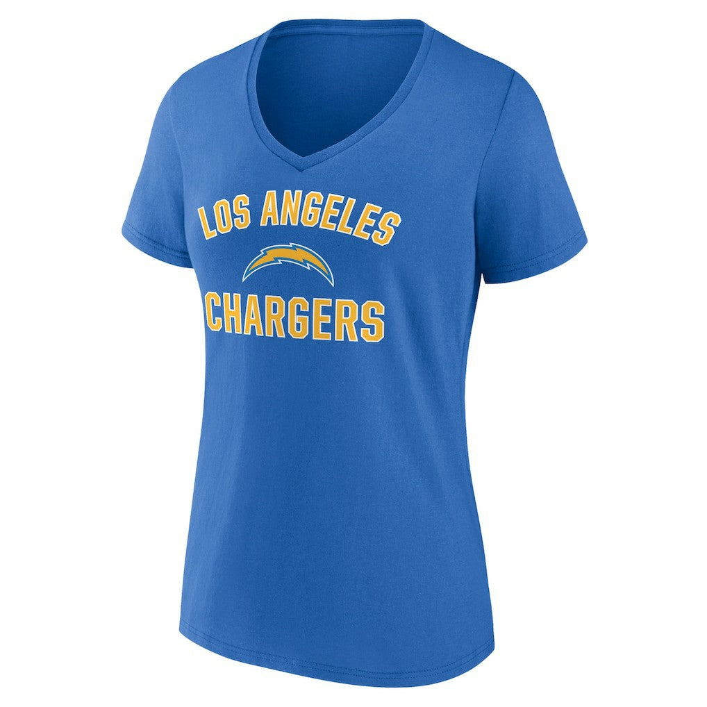 Women's Victory Arch Team V-Neck T-Shirt - Los Angeles Chargers