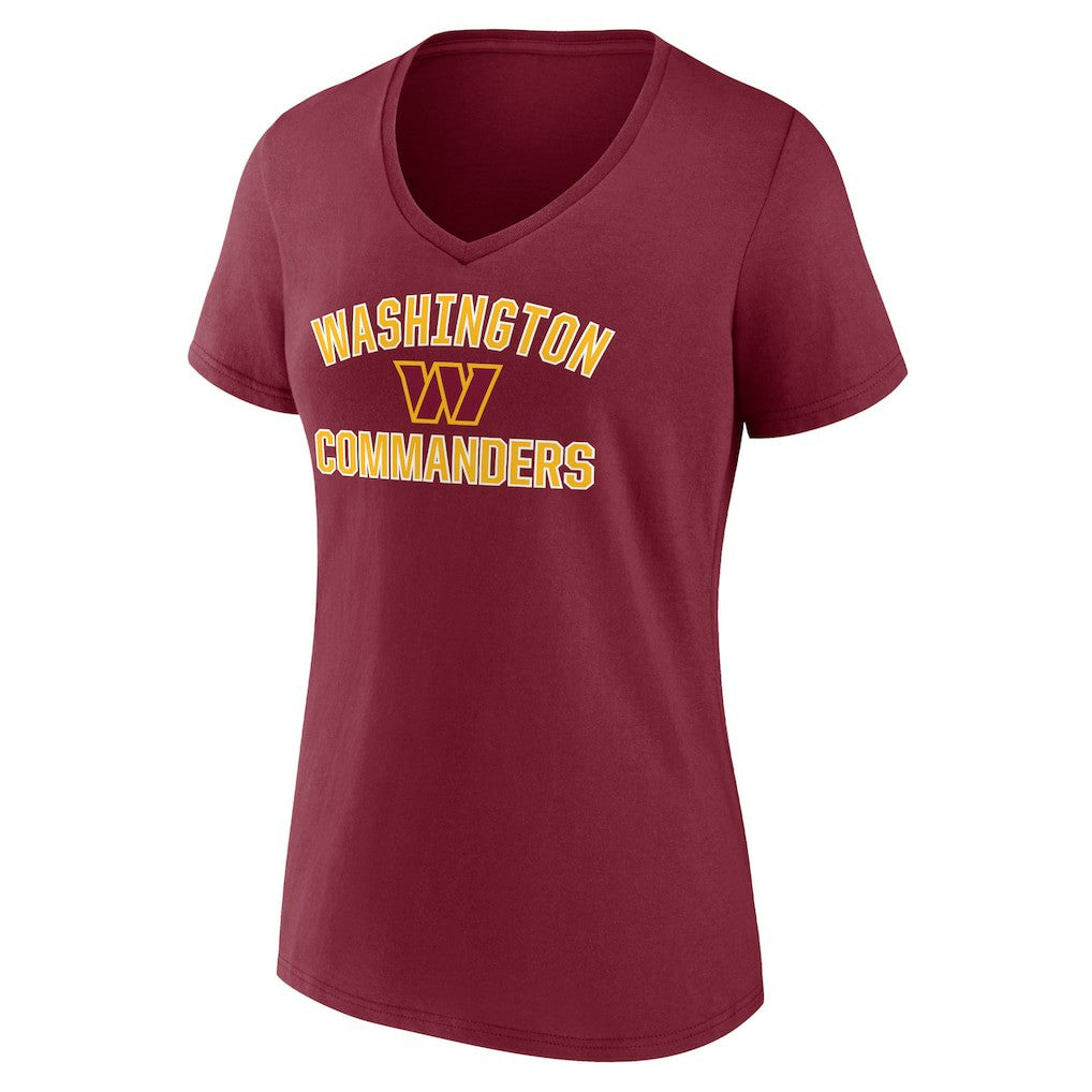 Women's Victory Arch Team V-Neck T-Shirt - Washington Commanders