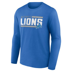 On Side Stripe Team Long Sleeve T-Shirt - Detroit Lions