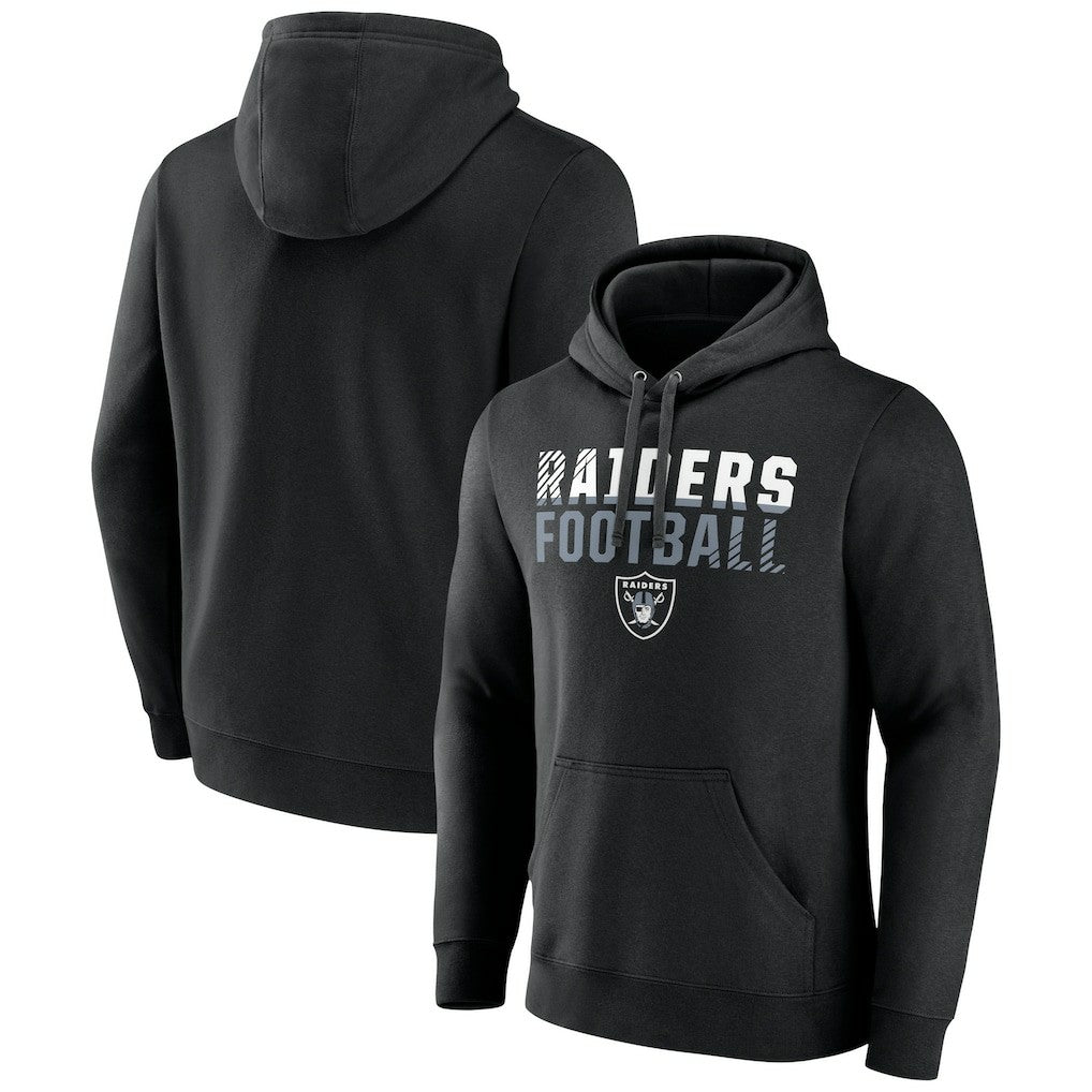 Team Fade Out Fitted Pullover Hoodie - Las Vegas Raiders