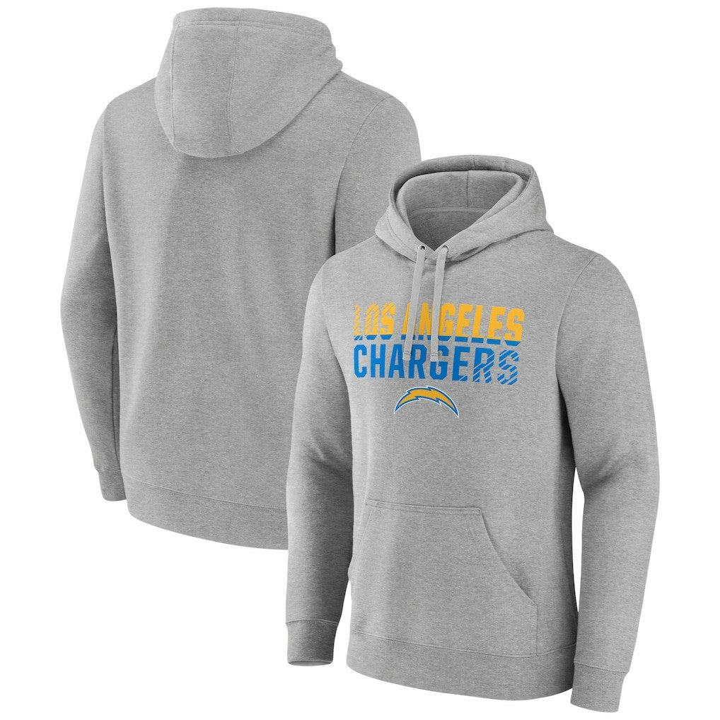 Team Fade Out Fitted Pullover Hoodie - Los Angeles Chargers