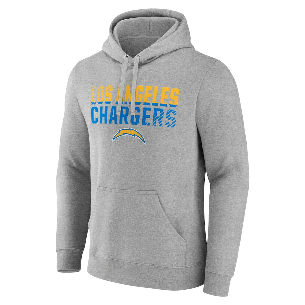 Team Fade Out Fitted Pullover Hoodie - Los Angeles Chargers