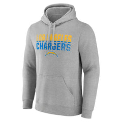 Team Fade Out Fitted Pullover Hoodie - Los Angeles Chargers