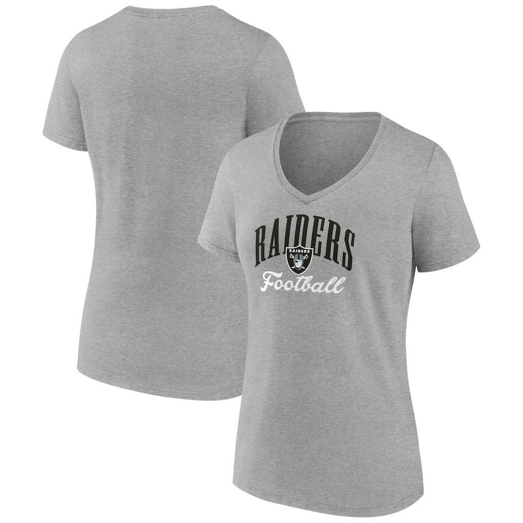 Women's Victory Script V-Neck T-Shirt - Las Vegas Raiders