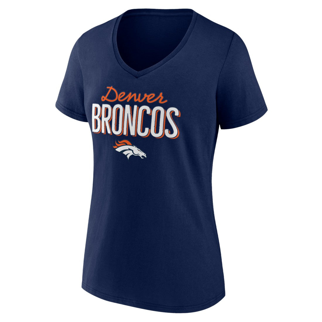 Women's Nostalgia V-Neck T-Shirt - Denver Broncos