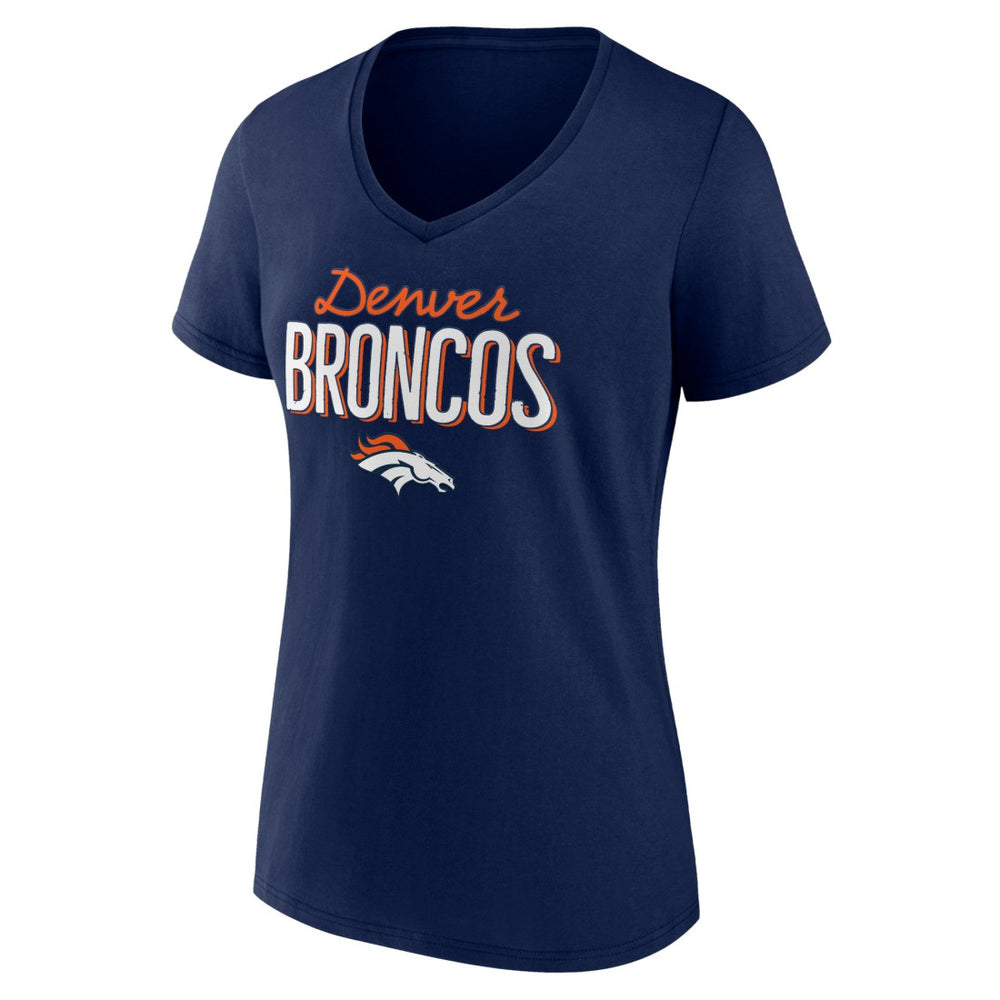 Women's Nostalgia V-Neck T-Shirt - Denver Broncos