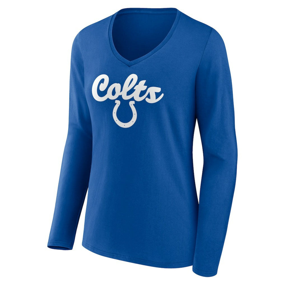 Women's Freehand Team Long Sleeve V-Neck T-Shirt - Indianapolis Colts