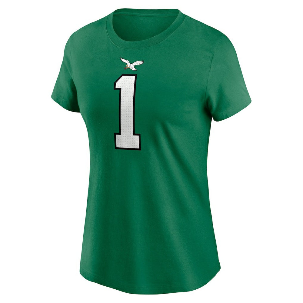 Jalen Hurts  Women's Player Name & Number T-Shirt - Philadelphia Eagles