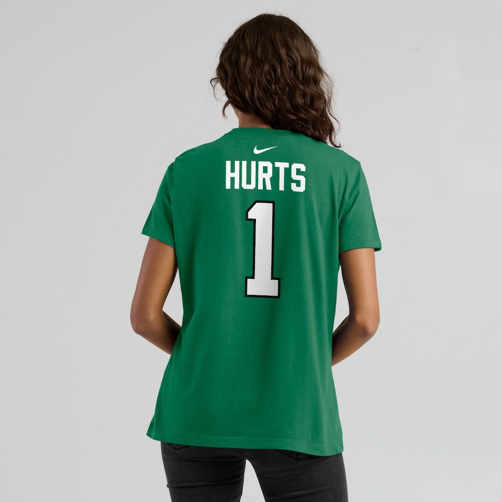 Jalen Hurts  Women's Player Name & Number T-Shirt - Philadelphia Eagles