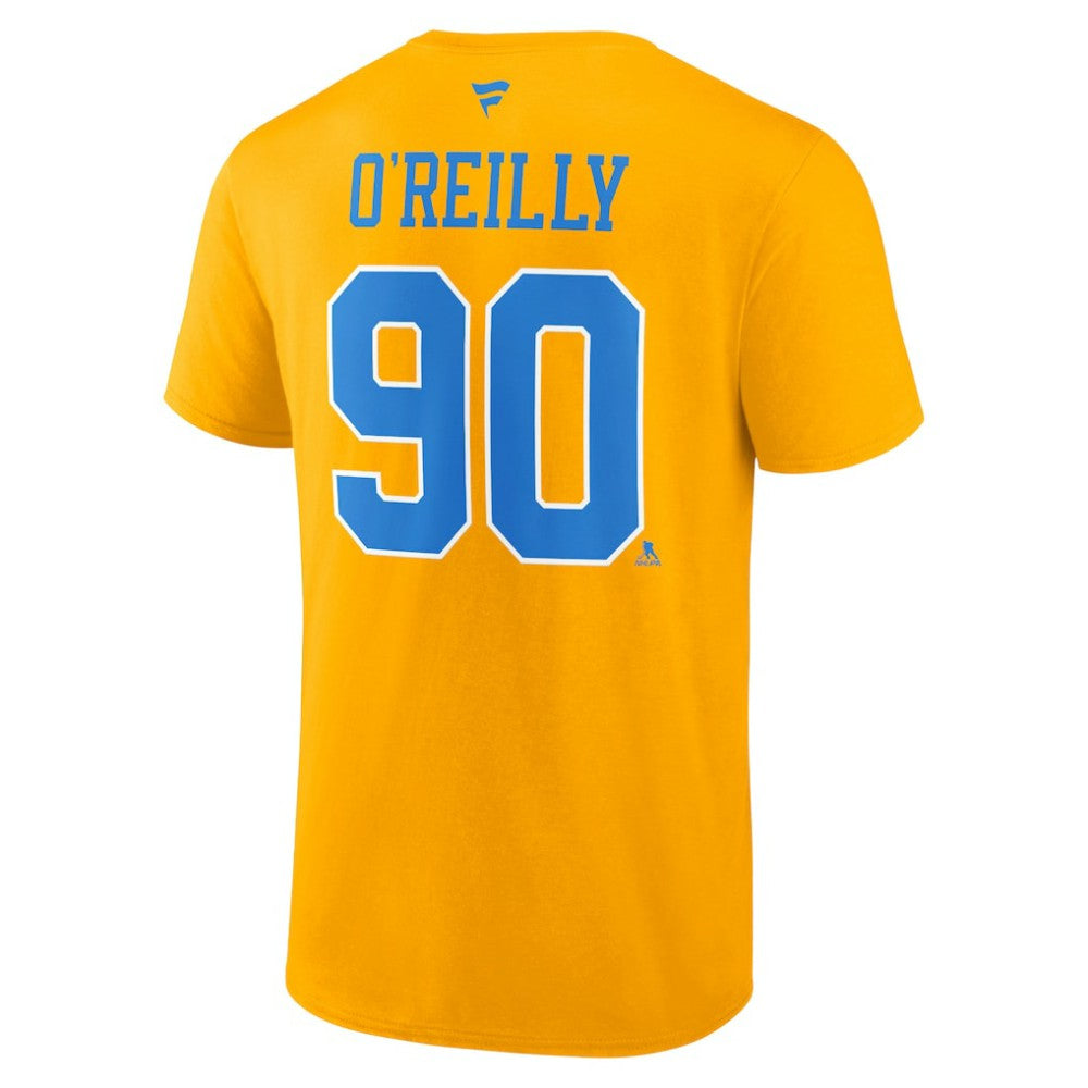 NHL Yellow Ryan O'Reilly St. Louis Blues Fanatics Special Edition 2.0 Name & Number T-Shirt
