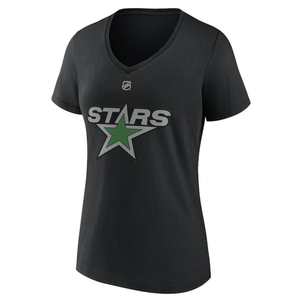 NHL Black Tyler Seguin Dallas Stars Fanatics Women's Special Edition 2.0 Name & Number V-Neck T-Shirt