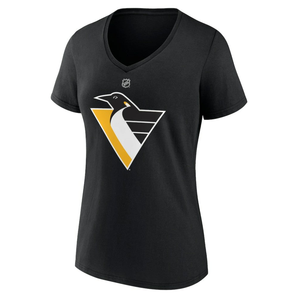 NHL Black Evgeni Malkin Pittsburgh Penguins Fanatics Women's Special Edition 2.0 Name & Number V-Neck T-Shirt