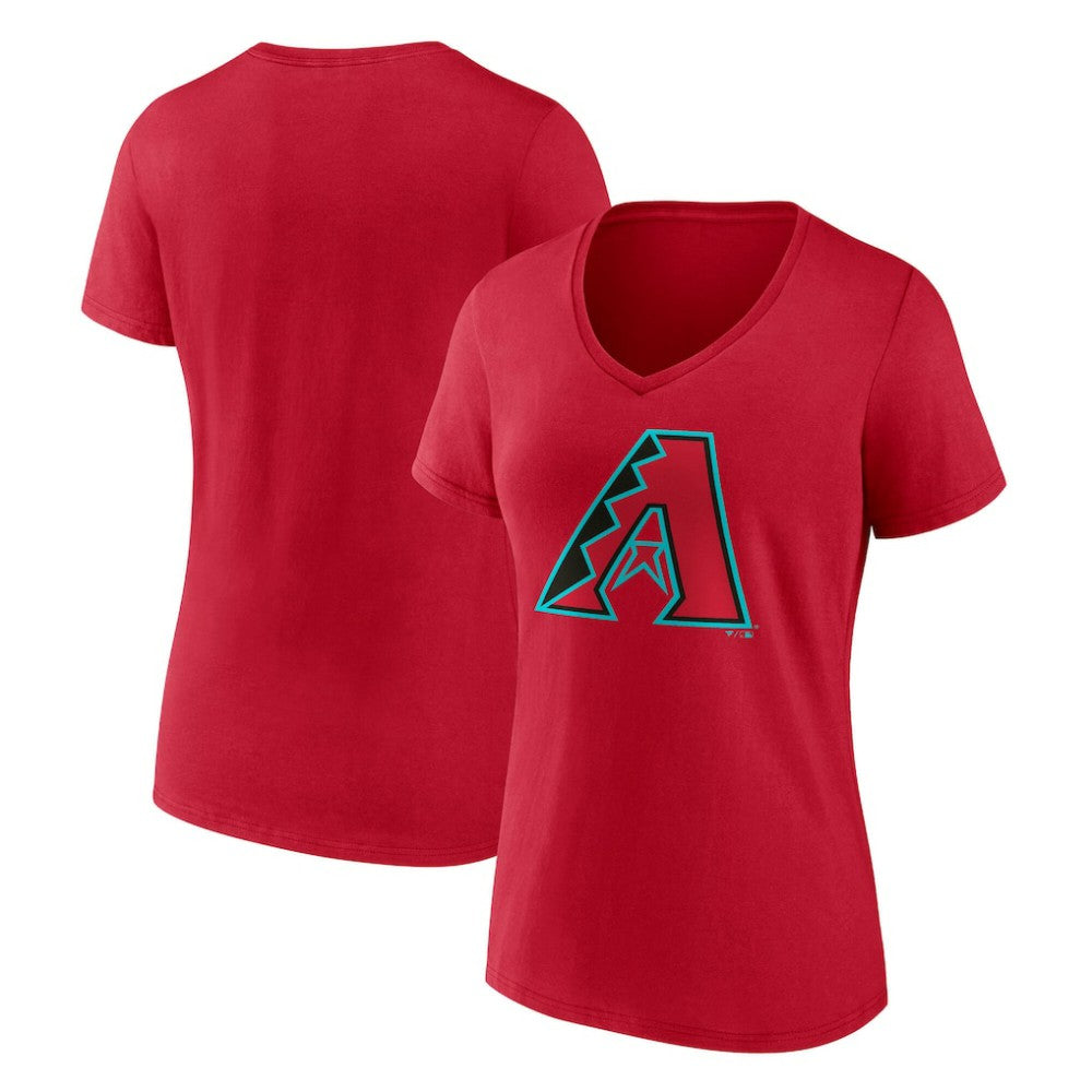 MLB Arizona Diamondbacks Women's Official Logo V-Neck T-Shirt