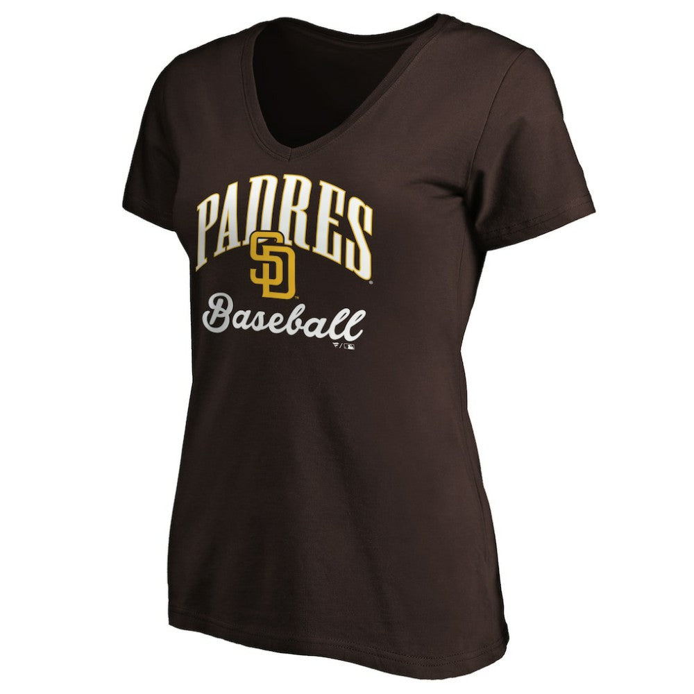 MLB San Diego Padres Women's Victory Script Team V-Neck T-Shirt