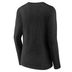 MLB Chicago White Sox Women's Victory Script Long Sleeve V-Neck T-Shirt