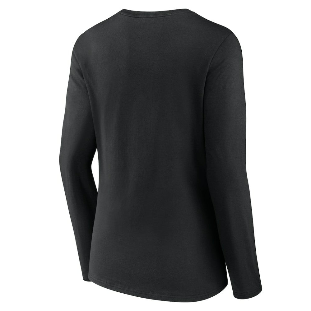 MLB Colorado Rockies Women's Victory Script Long Sleeve V-Neck T-Shirt