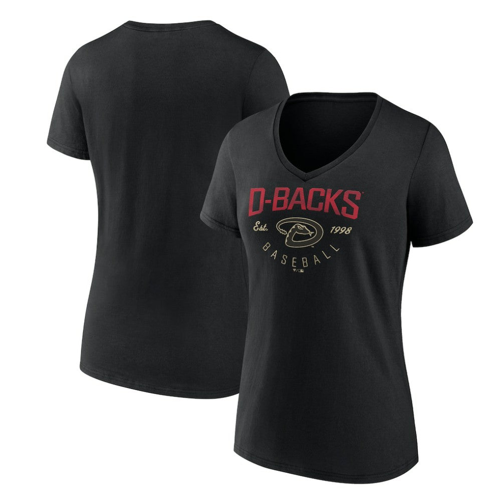 MLB Arizona Diamondbacks Women's Live For It Team V-Neck T-Shirt