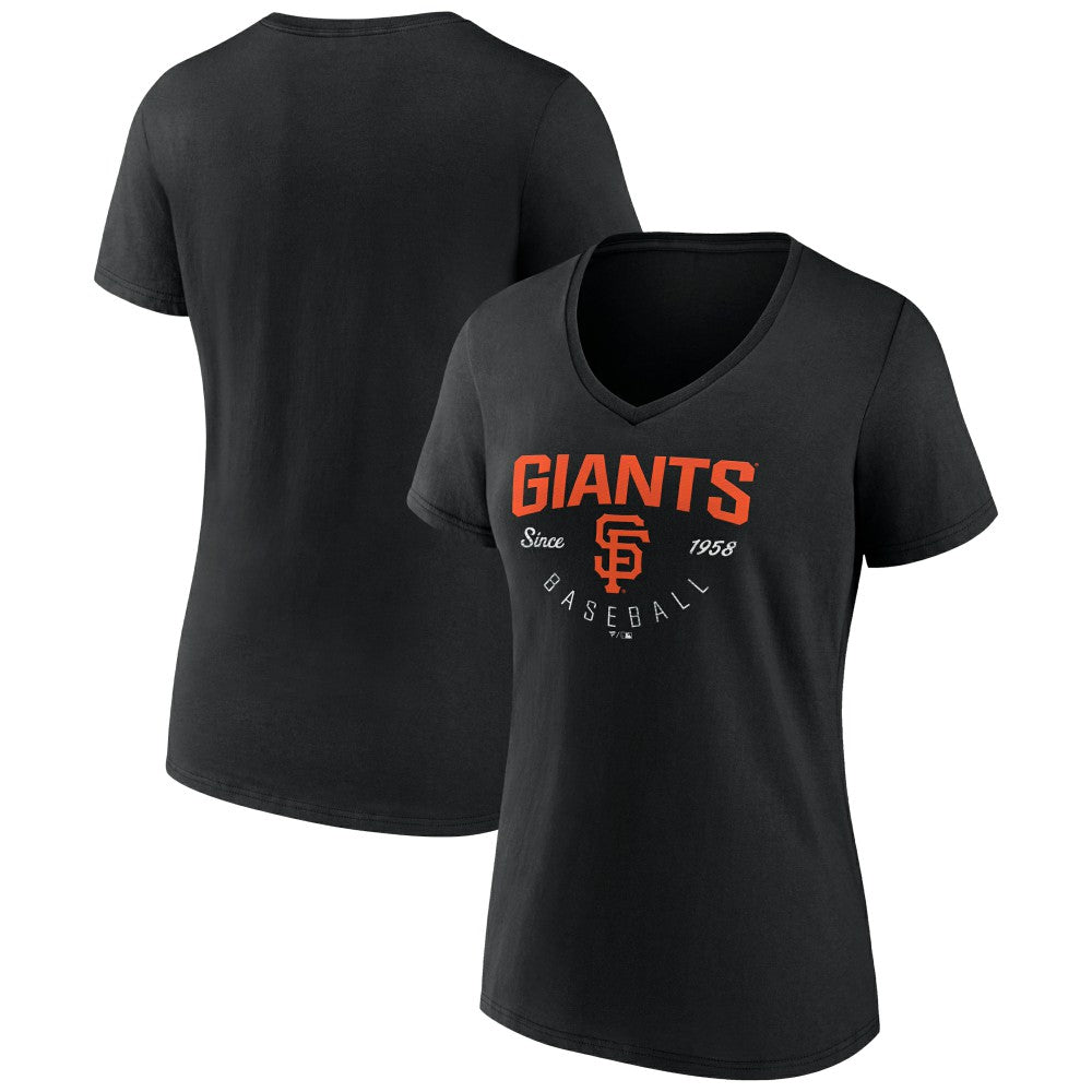 MLB San Francisco Giants Women's Live For It Team V-Neck T-Shirt