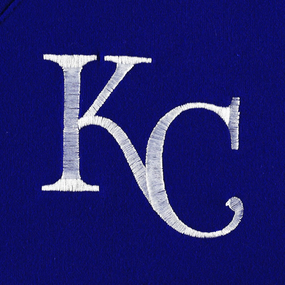 MLB Kansas City Royals DKNY Sport Women's Lily V-Neck Pullover Sweatshirt