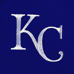 MLB Kansas City Royals DKNY Sport Women's Lily V-Neck Pullover Sweatshirt