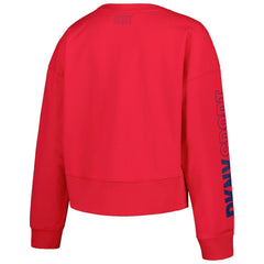 MLB St. Louis Cardinals DKNY Sport Women's Lily V-Neck Pullover Sweatshirt