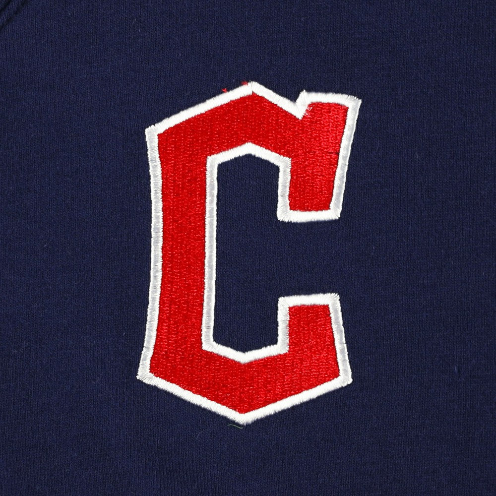 MLB Cleveland Guardians DKNY Sport Women's Lily V-Neck Pullover Sweatshirt