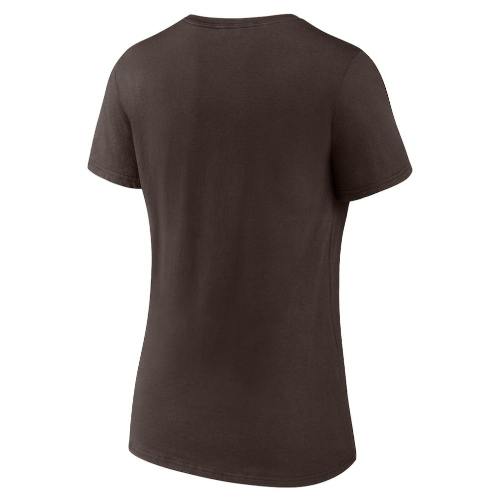MLB San Diego Padres Women's Lockup V-Neck T-Shirt