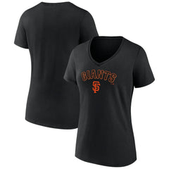 MLB San Francisco Giants Women's Lockup V-Neck T-Shirt