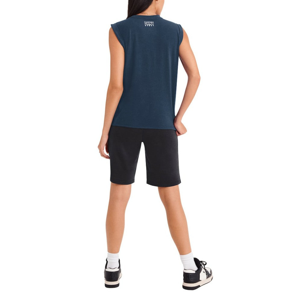 MLB Atlanta Braves DKNY Sport Women's Madison Tri-Blend Tank Top