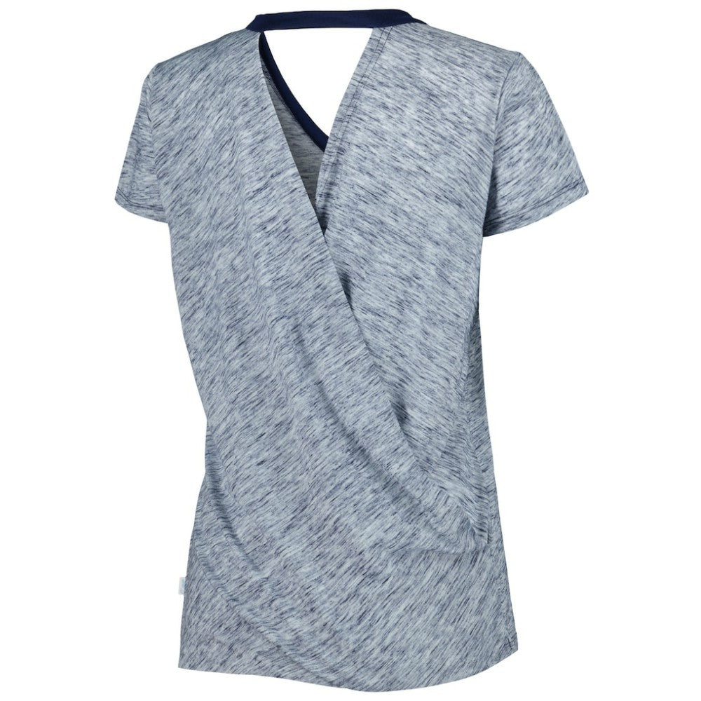 MLB Boston Red Sox Touch Women's Halftime Back Wrap Top V-Neck T-Shirt