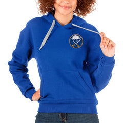NHL Royal Buffalo Sabres Antigua Women's Victory Pullover Hoodie