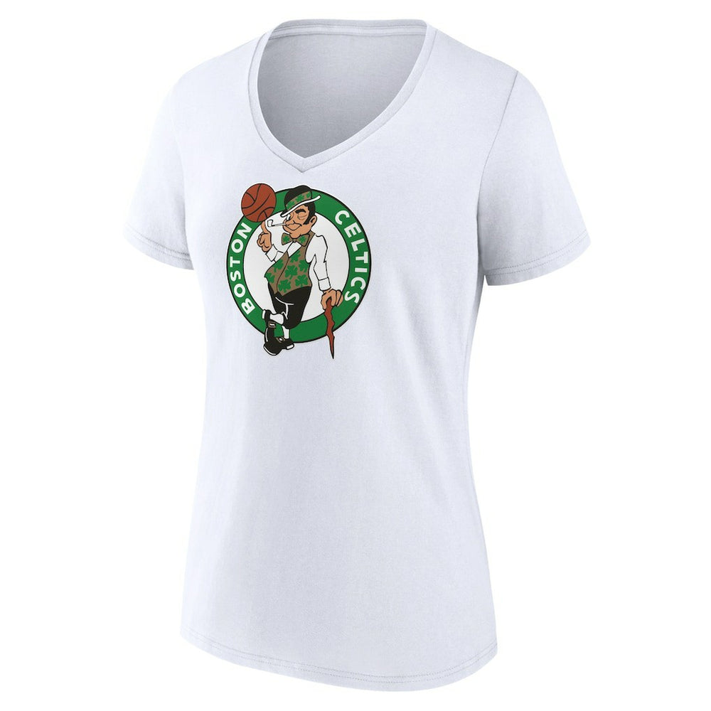 NBA Boston Celtics Women's Logo V-Neck T-Shirt