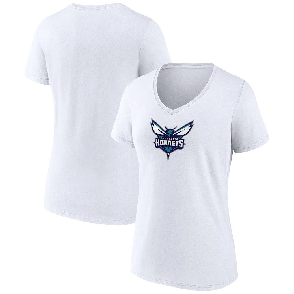 NBA Charlotte Hornets Women's Logo V-Neck T-Shirt