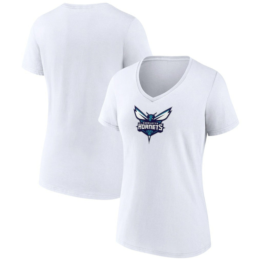 NBA Charlotte Hornets Women's Logo V-Neck T-Shirt