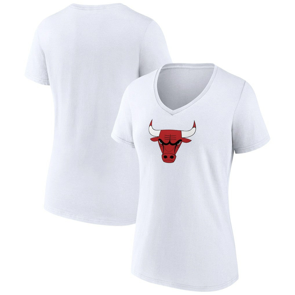 NBA Chicago Bulls Women's Logo V-Neck T-Shirt sale
