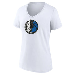 NBA Dallas Mavericks Women's Logo V-Neck T-Shirt sale