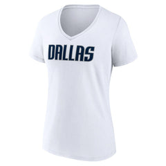 NBA Dallas Mavericks Women's Wordmark V-Neck T-Shirt sale