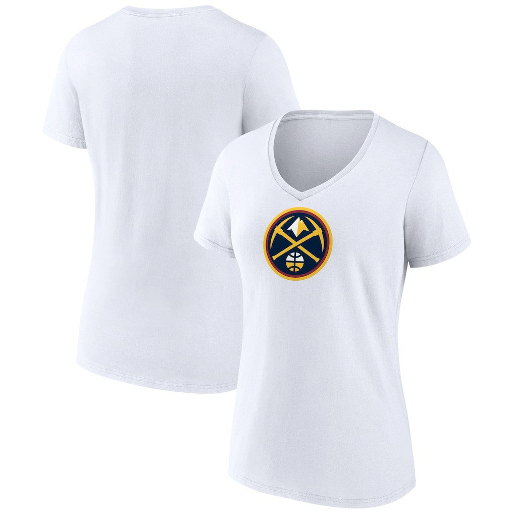 NBA Denver Nuggets Women's Logo V-Neck T-Shirt sale