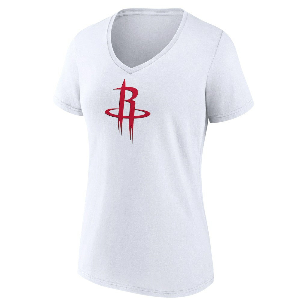 NBA Houston Rockets Women's Logo V-Neck T-Shirt