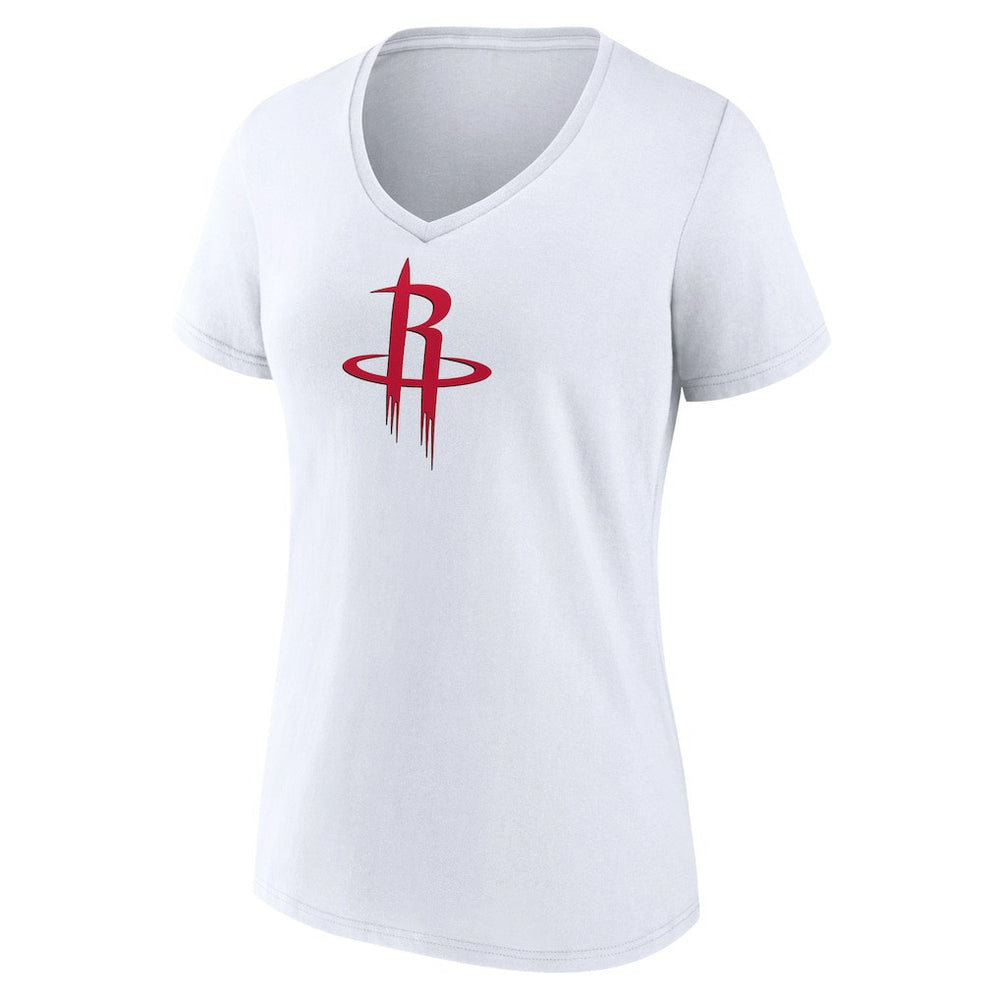 NBA Houston Rockets Women's Logo V-Neck T-Shirt