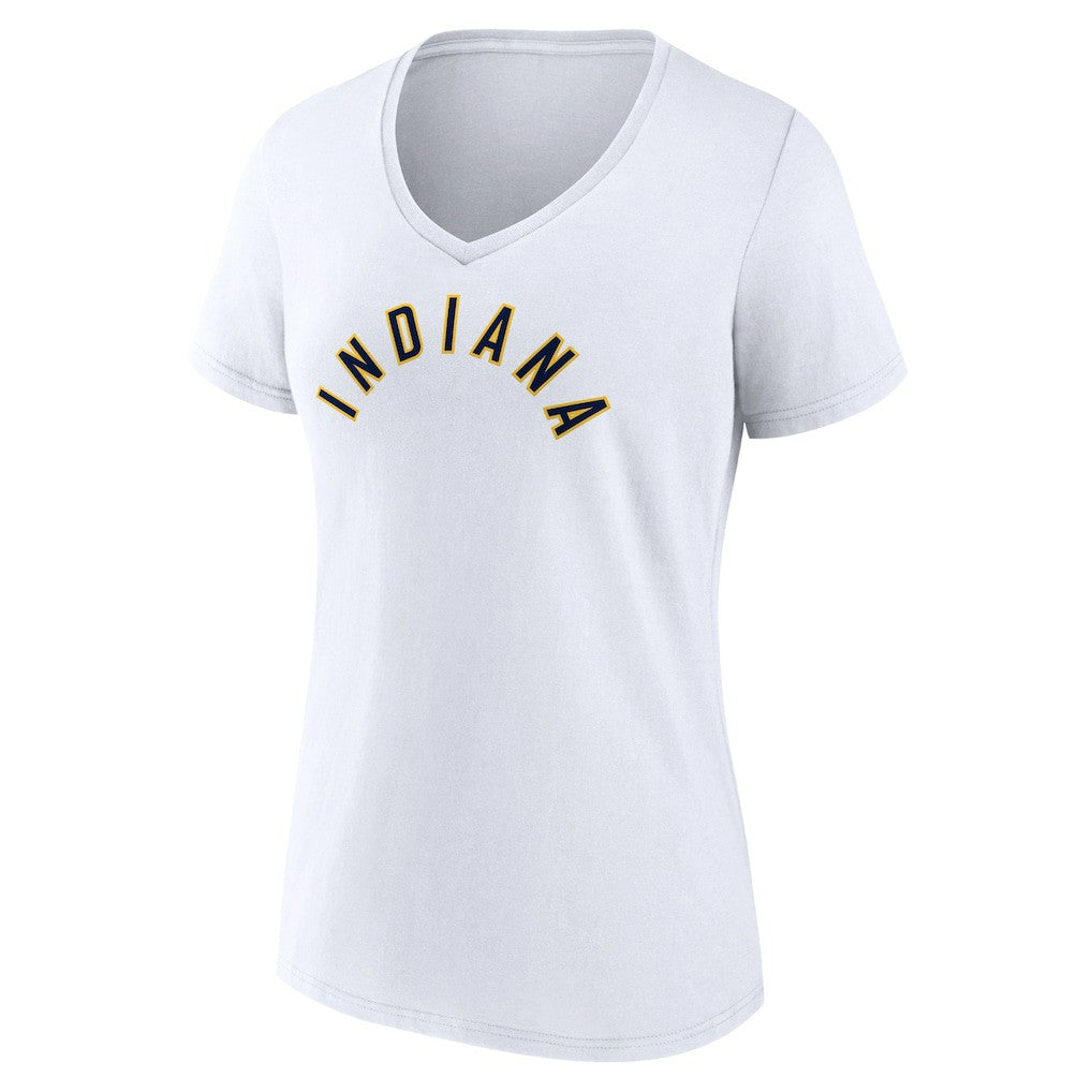 NBA Indiana Pacers Women's Wordmark V-Neck T-Shirt