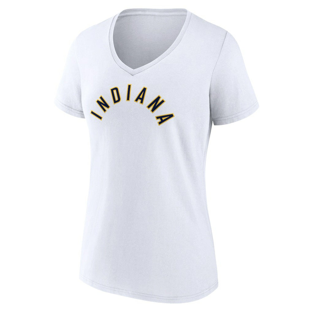 NBA Indiana Pacers Women's Wordmark V-Neck T-Shirt