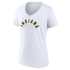 NBA Indiana Pacers Women's Wordmark V-Neck T-Shirt