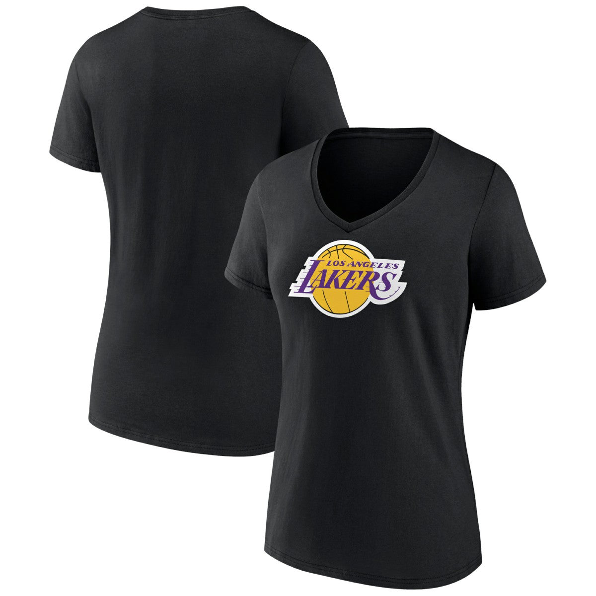 NBA Los Angeles Lakers Women's Logo V-Neck T-Shirt
